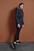 Vêtements hijab BLEU MARINE DOUDOUNE À CAPUCHE 1008