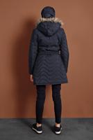 Vêtements hijab BLEU MARINE DOUDOUNE À CAPUCHE 1008