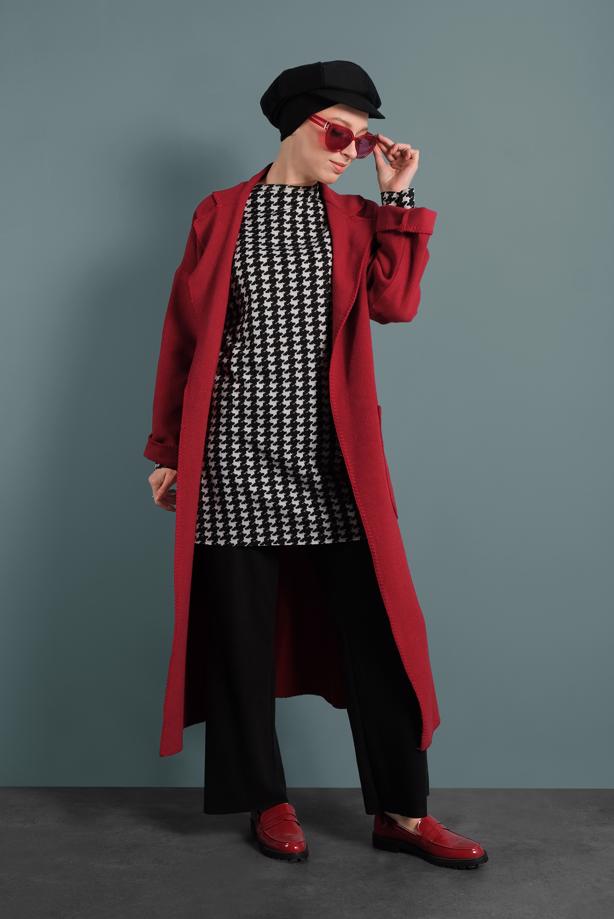 Vêtements hijab  OVERSIZE COTTON COAT 1620  - TRENDTESETTÜR