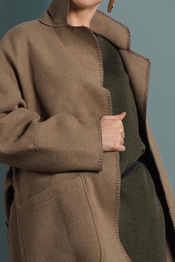 Vêtements hijab  OVERSIZE COTTON COAT 1620  - TRENDTESETTÜR