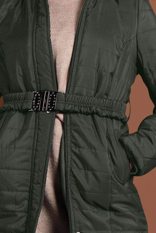 Vêtements hijab  ZIPPED PUFFER COAT 3008  - TRENDTESETTÜR