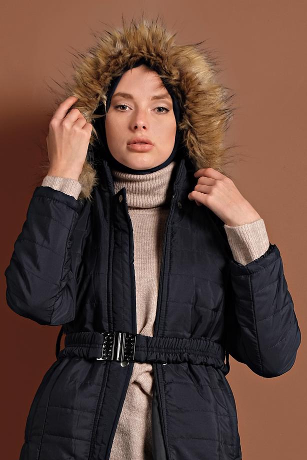 Vêtements hijab  ZIPPED PUFFER COAT 3008  - TRENDTESETTÜR