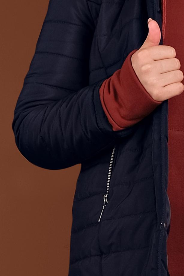 Vêtements hijab  SNAP DETAILED HOODED PUFFER COAT 3030  - TRENDTESETTÜR