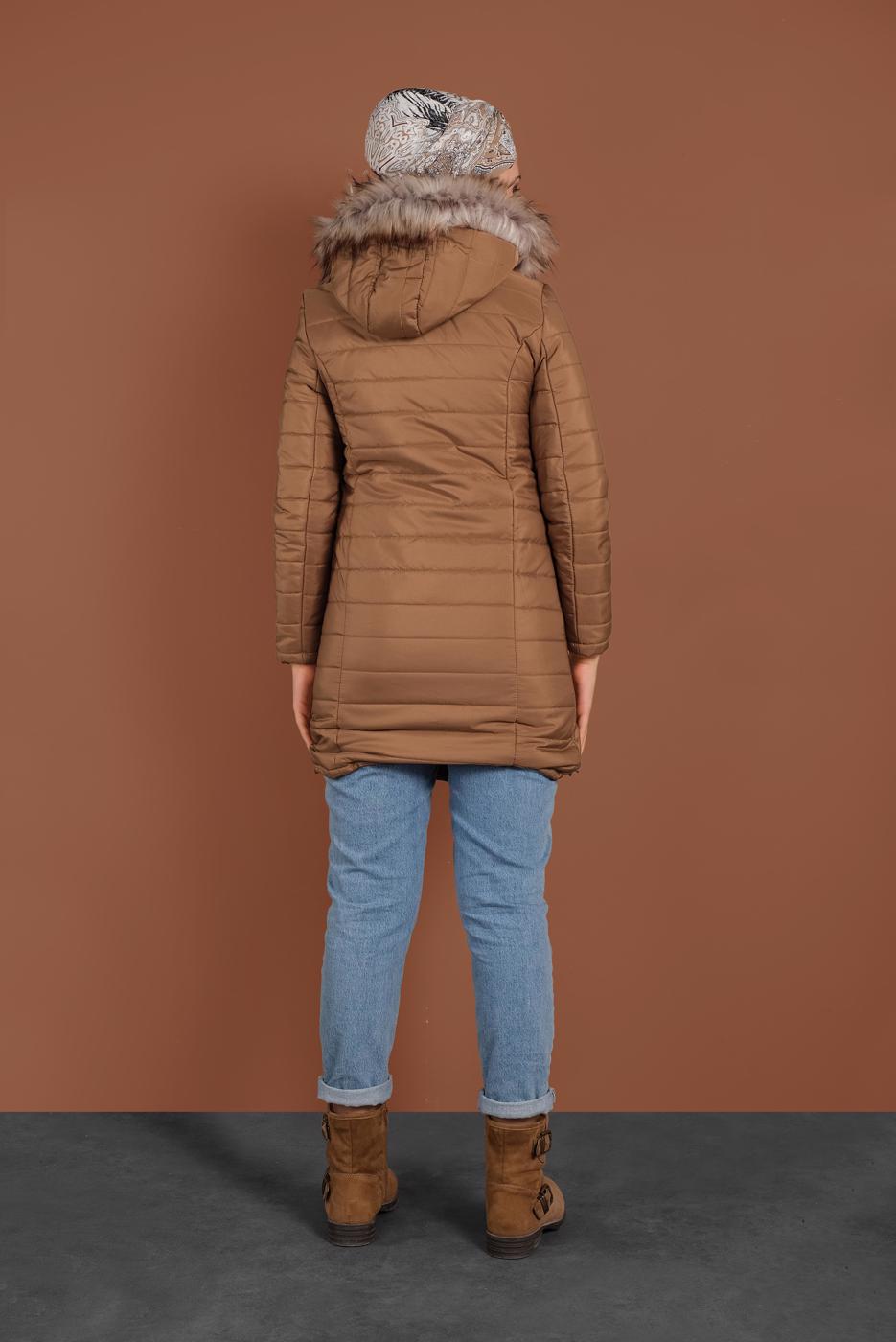 Vêtements hijab TABA CABAN REMBOURRÉ À CAPUCHE 3030