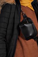 Vêtements hijab NOIR CABAN REMBOURRÉ ZIPPÉ 3102 