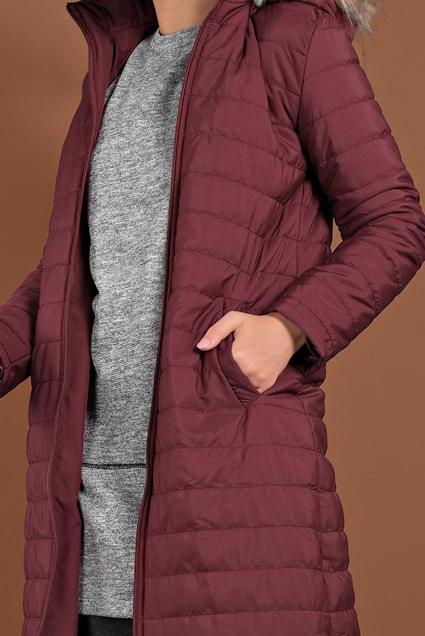 Vêtements hijab  ZIPPED PUFFER COAT 3102  - TRENDTESETTÜR
