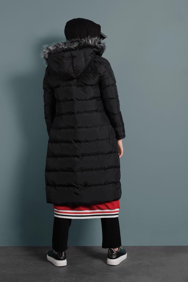 Vêtements hijab  HOODED PUFFER COAT 4021  - TRENDTESETTÜR