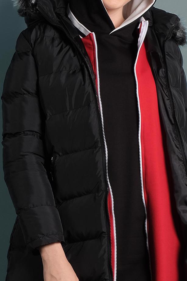 Vêtements hijab  HOODED PUFFER COAT 4021  - TRENDTESETTÜR