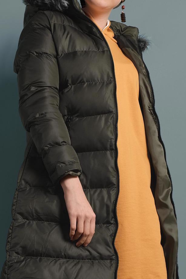 Vêtements hijab  HOODED PUFFER COAT 4021  - TRENDTESETTÜR
