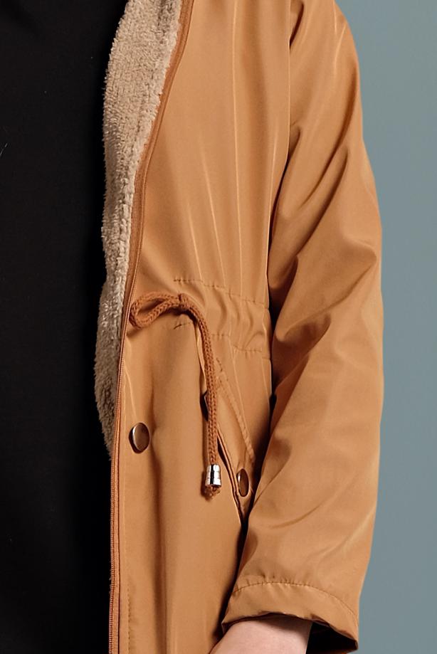 Vêtements hijab  WAIST-SHIRRED HOODED COAT  T 5021 - TRENDTESETTÜR