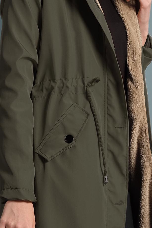 Vêtements hijab  WAIST-SHIRRED HOODED COAT  T 5021 - TRENDTESETTÜR