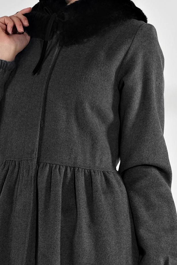 Vêtements hijab  HIDDEN-ZIPPED COAT 8305  - TRENDTESETTÜR