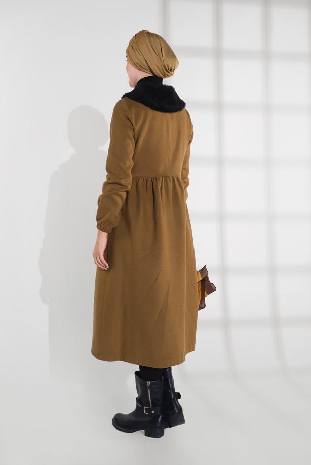 Vêtements hijab  HIDDEN-ZIPPED COAT 8305  - TRENDTESETTÜR