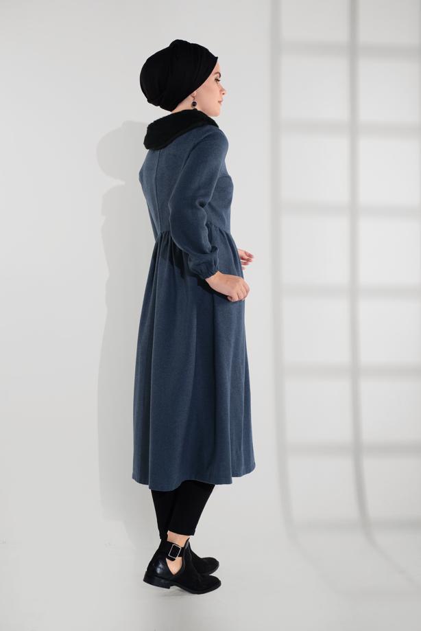 Vêtements hijab  HIDDEN-ZIPPED COAT 8305  - TRENDTESETTÜR