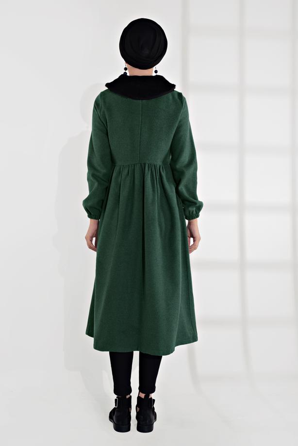 Vêtements hijab  HIDDEN-ZIPPED COAT 8305  - TRENDTESETTÜR