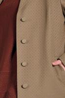 Vêtements hijab BRUN MANTEAU CACHE BOUTONNÉ T 9836