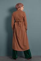 Tesettür giyim YEŞİL KADİFE PANTOLON 0913