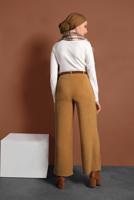 Vêtements hijab ORANGE PANTALON EN COTTON À CÔTELÉ À TAILLE-ÉLASTIQUE 7330 