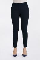 Tesettür giyim LACİVERT İŞLEME DETAYLI DAR PAÇA PANTOLON 7439