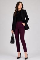 Hijab clothing CLARET RED EMBROIDERED PANTS 7439 