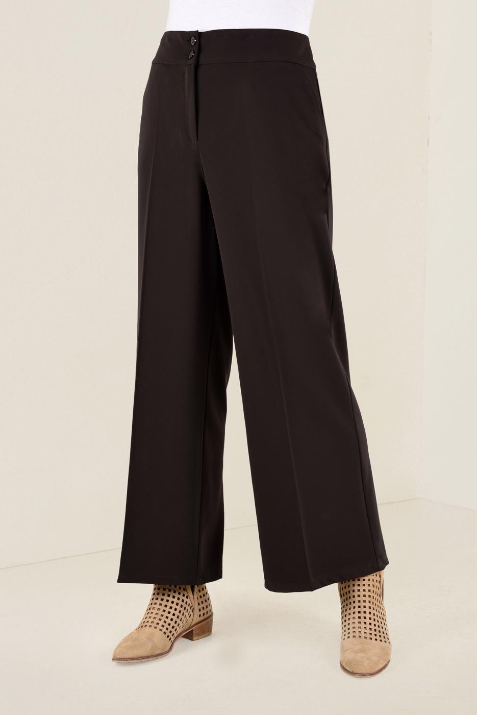 Vêtements hijab BRUN ALVINA PANTALON LARGE 7440