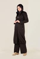 Vêtements hijab BRUN ALVINA PANTALON LARGE 7440