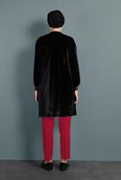 Tesettür giyim KIRMIZI ALVİNA CEPLİ DÜĞMELİ PANTOLON 7502