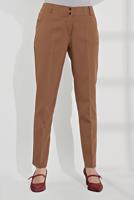 Tesettür giyim TABA ALVİNA CEPLİ DÜĞMELİ PANTOLON 7502