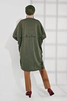 Tesettür giyim TABA ALVİNA CEPLİ DÜĞMELİ PANTOLON 7502