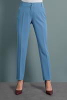 Tesettür giyim MAVİ ALVİNA CEPLİ DÜĞMELİ PANTOLON 7502