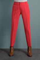 Tesettür giyim KIRMIZI ALVİNA CEPLİ DÜĞMELİ PANTOLON 7502