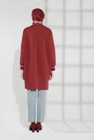 Tesettür giyim MAVİ ALVİNA CEPLİ DÜĞMELİ PANTOLON 7502