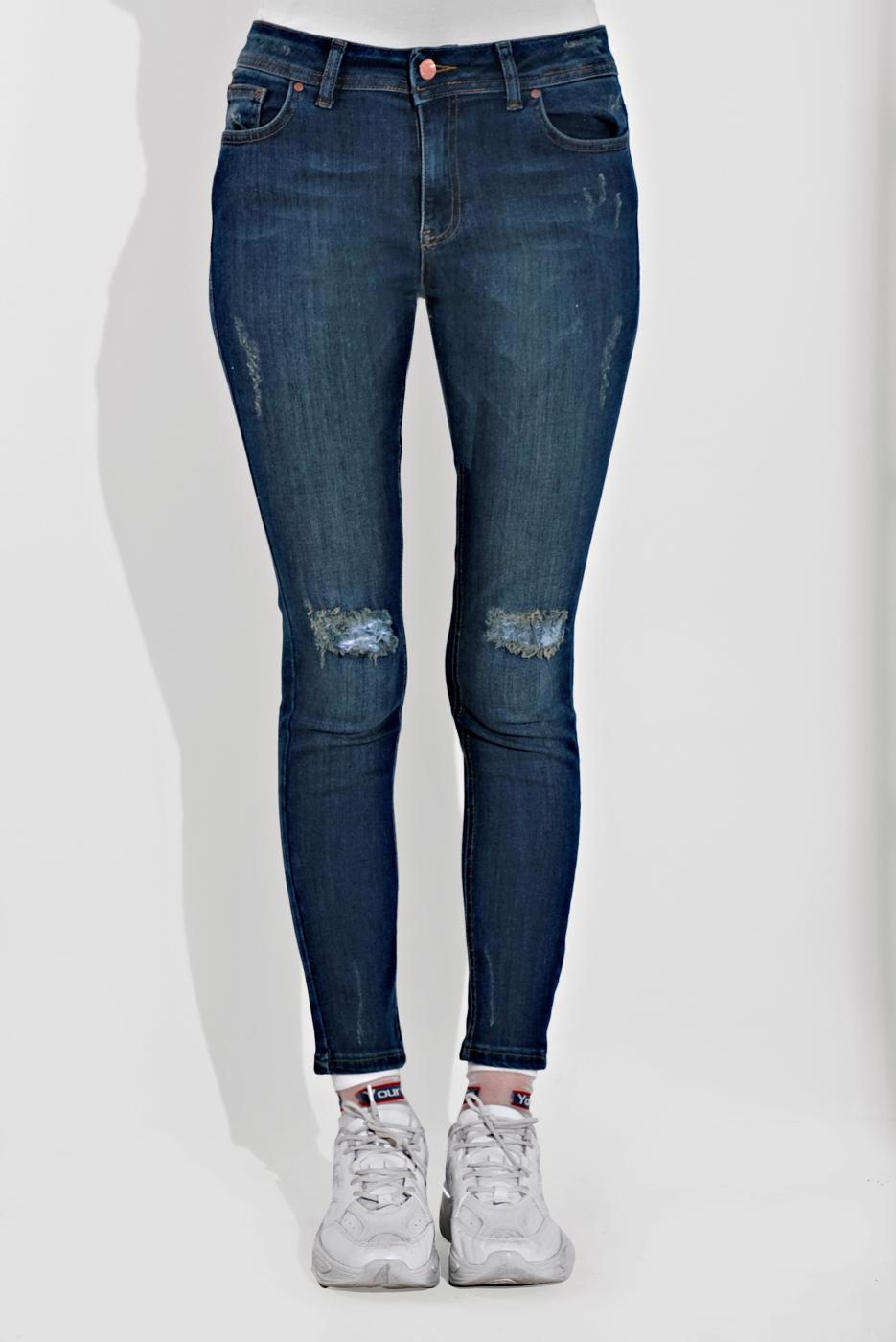 Vêtements hijab BLEU MARINE ALVINA PANTALON EN JEAN 7511 