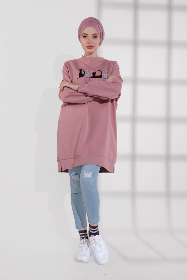 Tesettür giyim ALVİNA DENİM PANTOLON T 7511 - TRENDTESETTÜR