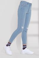 Hijab clothing BLUE ALVINA DENIM PANTS 7511 