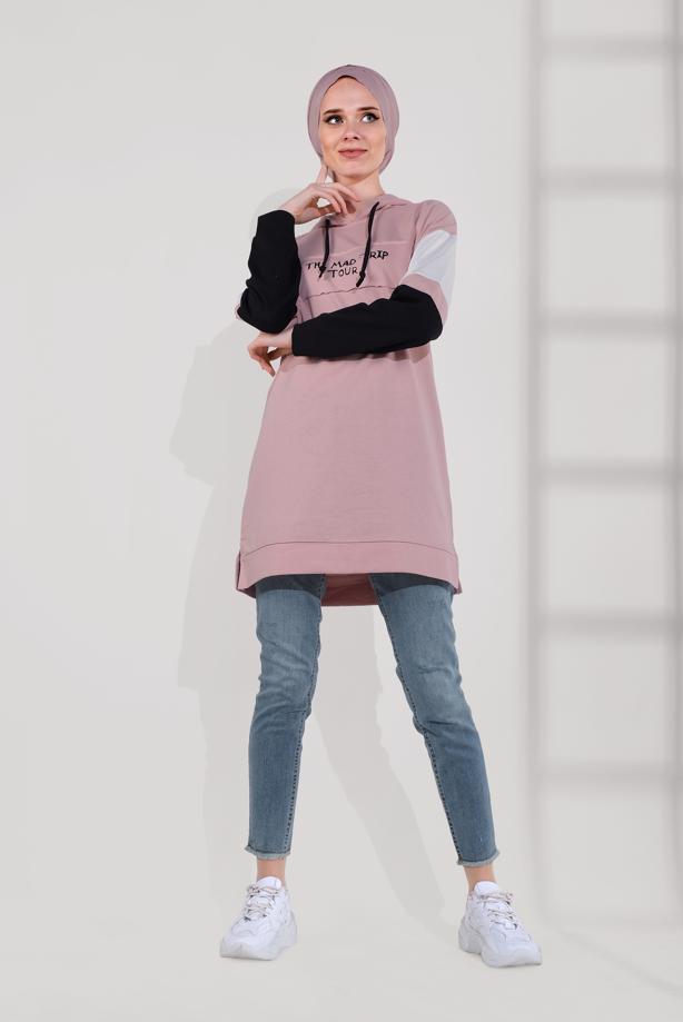 Hijab clothing BLUE ALVINA DENIM PANTS 7512  - TRENDTESETTÜR