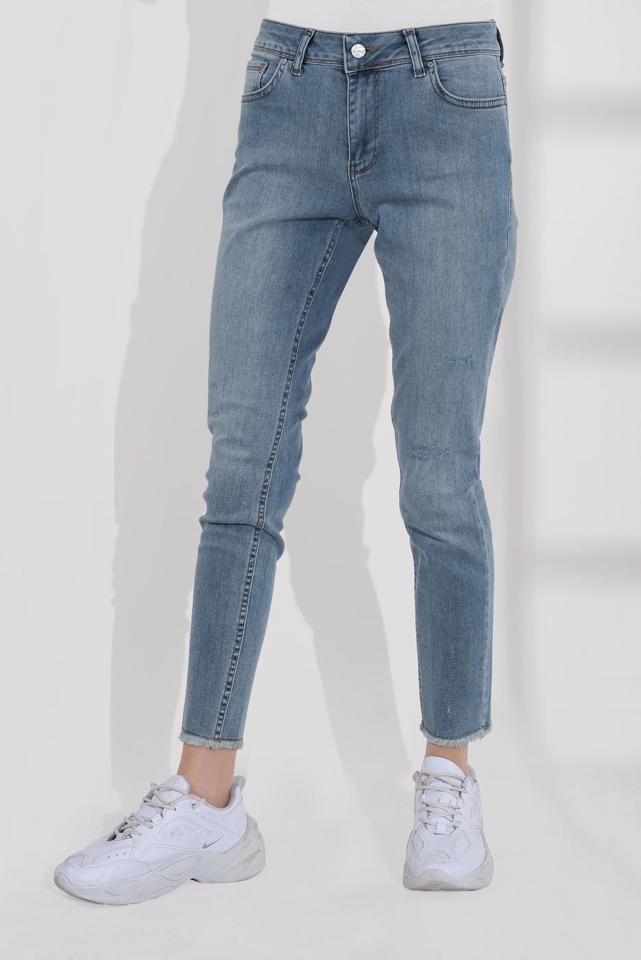 Hijab clothing BLUE ALVINA DENIM PANTS 7512 