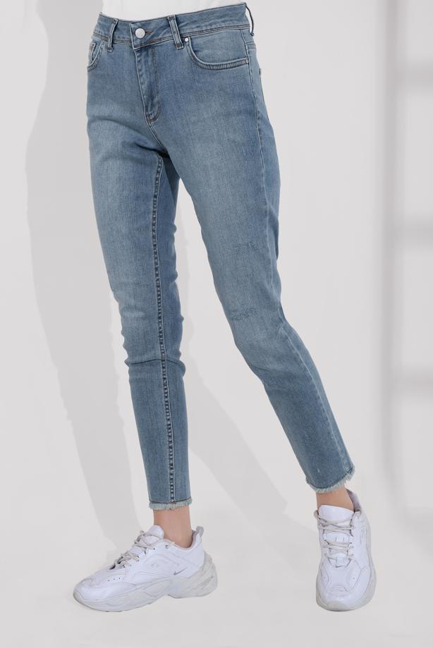 Hijab clothing BLUE ALVINA DENIM PANTS 7512  - TRENDTESETTÜR