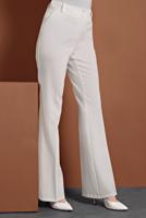 Tesettür giyim KREM ALVİNA ARA BEL KUMAŞ PANTOLON 7523