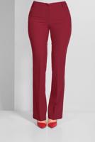 Tesettür giyim KIRMIZI ALVİNA ARA BEL KUMAŞ PANTOLON 7523