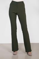 Tesettür giyim HAKİ ALVİNA ARA BEL KUMAŞ PANTOLON 7523