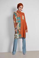 Tesettür giyim MAVİ ALVİNA ARA BEL KUMAŞ PANTOLON 7523