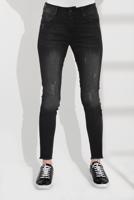 Tesettür giyim SİYAH PAMUKLU DENİM PANTOLON 7528