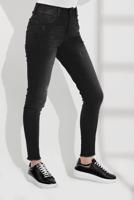 Tesettür giyim SİYAH PAMUKLU DENİM PANTOLON 7528