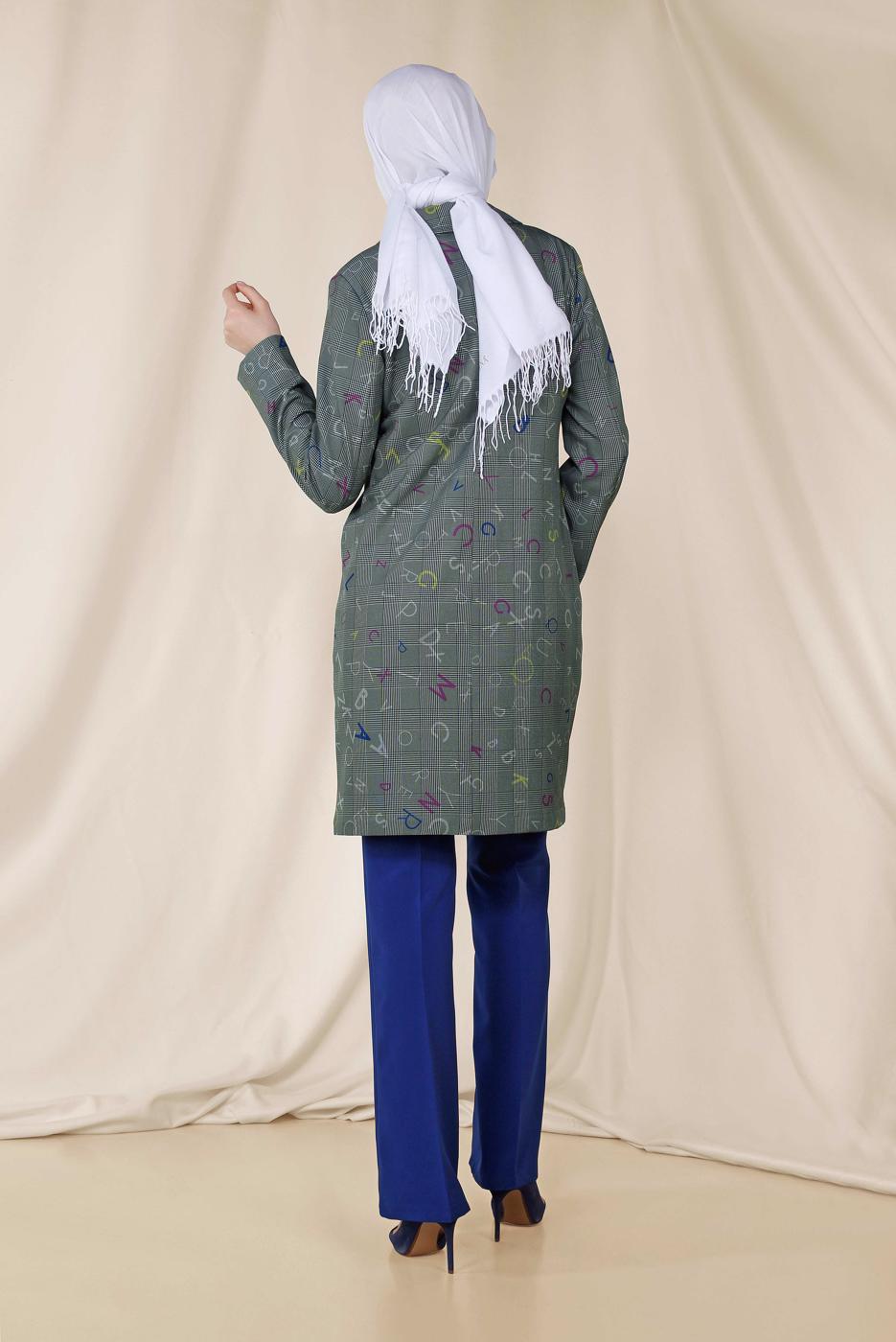 Tesettür giyim LACİVERT YÜKSEK BEL PANTOLON 7548