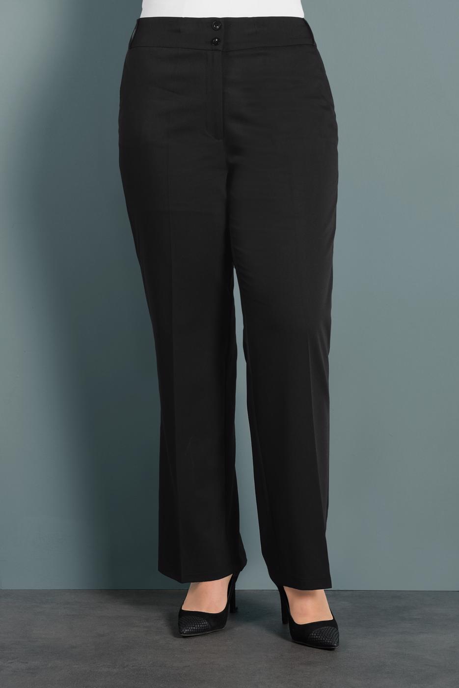 Vêtements hijab NOIR ALVİNA PANTALON TAILLE HAUTE 7549