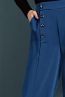 Tesettür giyim LACİVERT ALVİNA GENİŞ PAÇA PANTOLON 7578