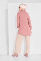 Tesettür giyim BEJ ALVİNA YANLARI TAŞ ŞERİT DETAYLI PANTOLON 7582 