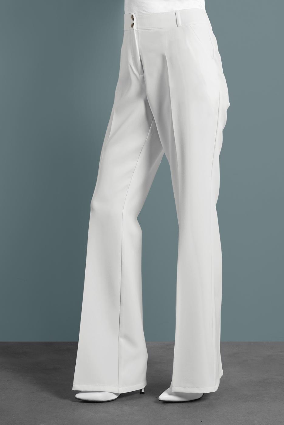 Tesettür giyim KREM KUMAŞ PANTOLON 7585