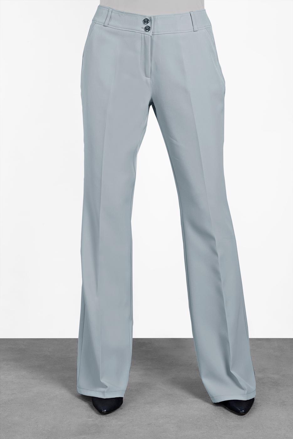 Tesettür giyim GRİ KUMAŞ PANTOLON 7585